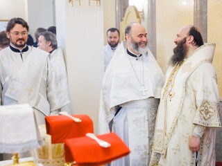 Протоиерей Сергий Дикий принял участие в Великом освящении храма преподобного Сергия Радонежского — Патриаршего подворья в Тушине