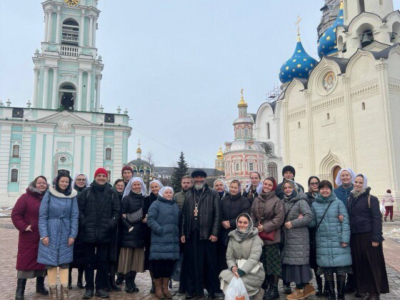 Поездка Сестер милосердия на Великий покаянный Канон в Свято-Троицкую Сергиеву Лавру