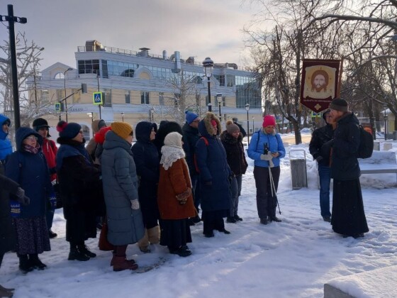Участники трезвенного движения храма Георгия Победоносца принесли обеты трезвости