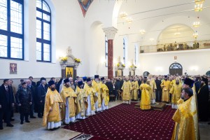 Великое освящение храма святителя Спиридона Тримифунтского в Коптеве г. Москвы